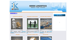 Desktop Screenshot of keedi-logistics.com